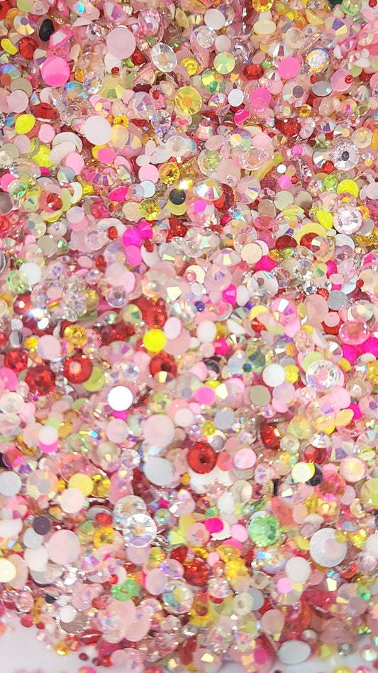Cherry Delight Rhinestone Mix