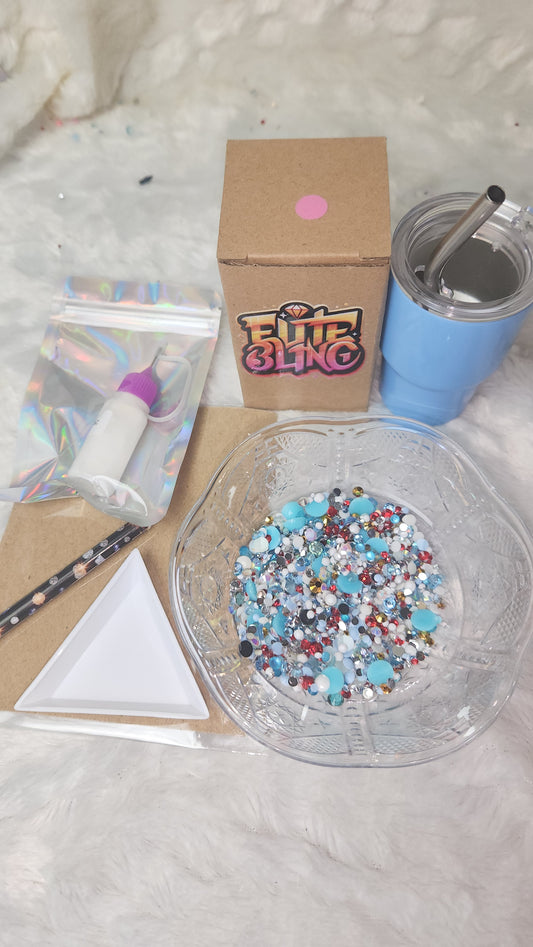 Sky Blue 3oz Tumbler Kit