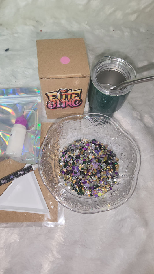 Mardi Gras 3oz Tumbler Kit