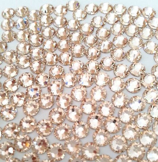 High Quality Lt. Peach Rhinestones