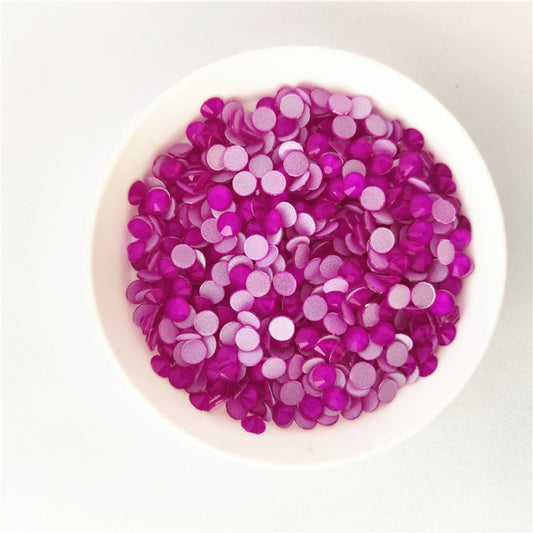 High Quality Neon Purple Rhinestones