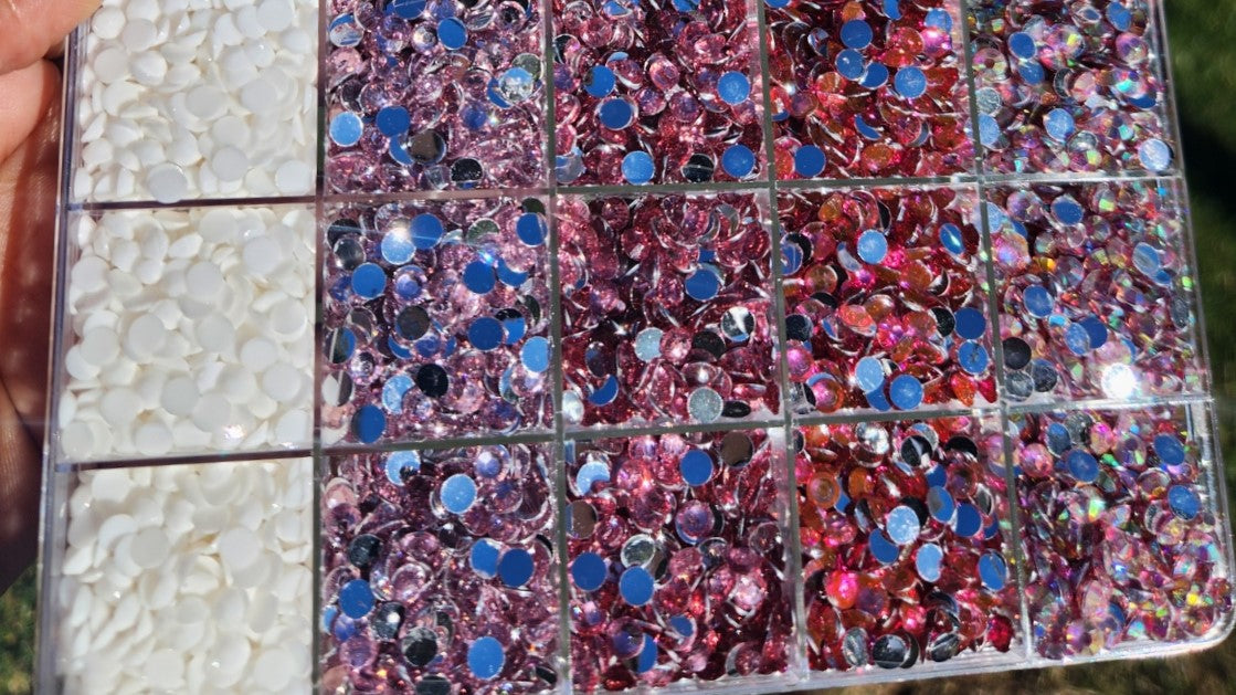 Pink Vault Rhinestone Box – Elite Bling