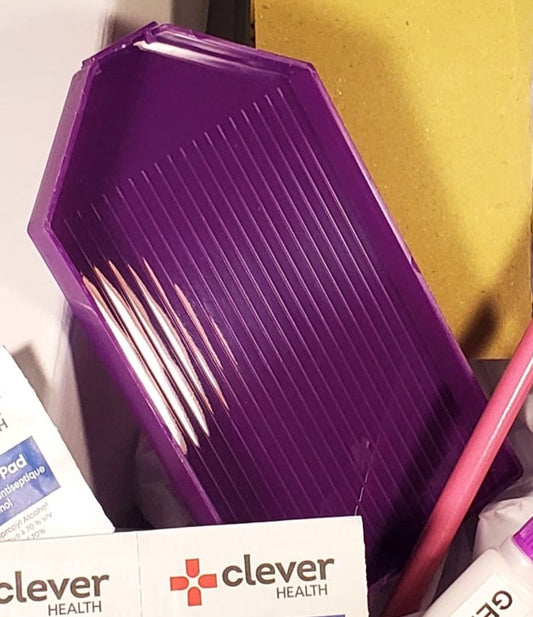 Purple Rhinestone Sorting tray