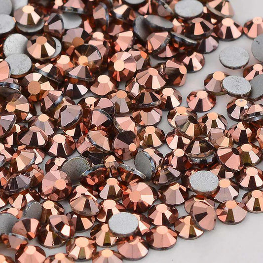 High Quality Rose Gold Crystal Rhinestone