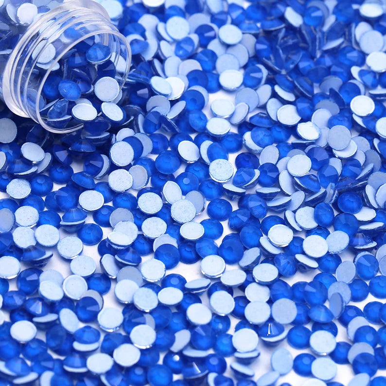 High Quality Neon Blue Crystal Rhinestone Mix
